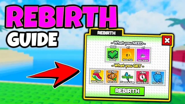 Steal A Fish rebirth requirements: Level Costs, Fish, and Rewards